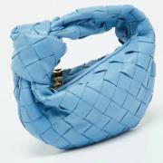 Bottega Veneta Vintage Pre-owned Tyg handvskor Blue, Dam