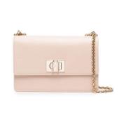 Furla Logo Crossbody Väska Pink, Dam