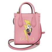 Gucci Vintage Pre-owned Laeder gucci-vskor Pink, Dam