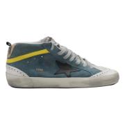 Golden Goose Sky Blue Mid Star Sneakers Multicolor, Herr