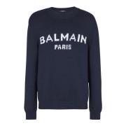 Balmain Ull Paris tröja Blue, Herr