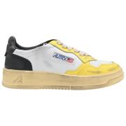 Autry Vintage Low-Top Lädersneakers Multicolor, Dam