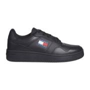 Tommy Jeans Retro Svarta Sneakers för Män Black, Herr