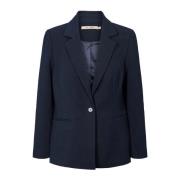 RUE de Femme Snygg Melina Blazer i Mörkblå Blue, Dam