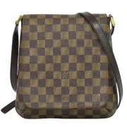 Louis Vuitton Vintage Pre-owned Canvas axelremsvskor Brown, Dam