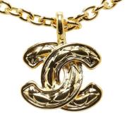 Chanel Vintage Pre-owned Metall chanel-smycken Yellow, Dam