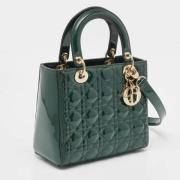 Dior Vintage Pre-owned Laeder totevskor Green, Dam