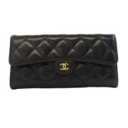 Chanel Vintage Pre-owned Laeder plnbcker Black, Dam