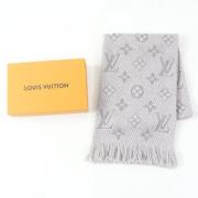 Louis Vuitton Vintage Pre-owned Tyg sjalar Gray, Dam