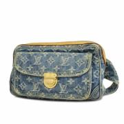 Louis Vuitton Vintage Pre-owned Denim crossbodyvskor Blue, Dam