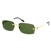 Cartier Core Range Solglasögon Ct0271S 002 Yellow, Unisex