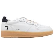 D.a.t.e. Vit-Blå Court Basic Sneakers White, Herr