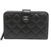 Chanel Vintage Pre-owned Laeder plnbcker Black, Dam