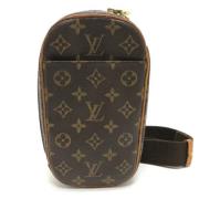 Louis Vuitton Vintage Pre-owned Tyg louis-vuitton-vskor Brown, Dam