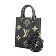 Louis Vuitton Vintage Pre-owned Canvas handvskor Black, Dam