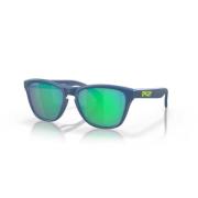 Oakley Sportiga solglasögon för utomhusaktiviteter Blue, Unisex