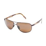 Maui Jim Mj728 01M Sunglasses Brown, Unisex