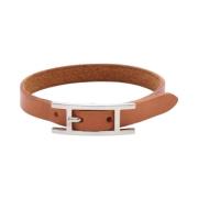 Hermès Vintage Pre-owned Laeder halsband Brown, Dam