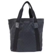 Gucci Vintage Pre-owned Canvas totevskor Black, Dam