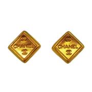 Chanel Vintage Pre-owned Guld chanel-smycken Yellow, Dam