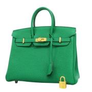 Hermès Vintage Pre-owned Laeder handvskor Green, Dam