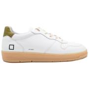 D.a.t.e. Court Mono White-Yellow Sneakers White, Herr