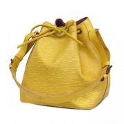 Louis Vuitton Vintage Pre-owned Tyg louis-vuitton-vskor Yellow, Dam