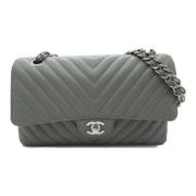 Chanel Vintage Pre-owned Laeder chanel-vskor Gray, Dam