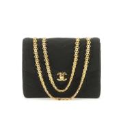 Chanel Vintage Pre-owned Tyg chanel-vskor Black, Dam