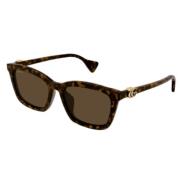 Gucci Stiliga solglasögon Gg1596Sk Brown, Dam