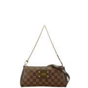 Louis Vuitton Vintage Pre-owned Canvas axelremsvskor Brown, Dam