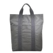 Hermès Vintage Pre-owned Canvas handvskor Gray, Dam