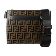 Fendi Vintage Pre-owned Laeder axelremsvskor Brown, Dam