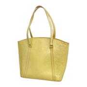 Louis Vuitton Vintage Pre-owned Canvas totevskor Yellow, Dam