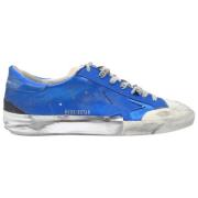 Golden Goose Blå Metall Superstar Sneakers Blue, Herr