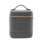 Chanel Vintage Pre-owned Tyg chanel-vskor Black, Dam