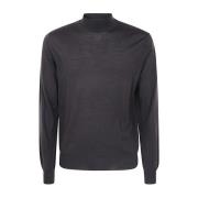 Filippo De Laurentiis Brun Merinos Turtleneck Tröja Black, Herr