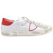 Philippe Model Låga Sneakers Mixage Pop Vit Röd White, Herr