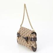 Gucci Vintage Pre-owned Canvas gucci-vskor Brown, Dam