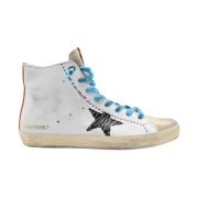 Golden Goose Vit Beige Svart Brun Sneakers White, Dam