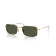 Ray-Ban Retro Runda Solglasögon Svart Ram Yellow, Unisex