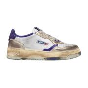 Autry Vintage Låga Sneakers Purple, Dam