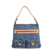 Louis Vuitton Vintage Pre-owned Laeder louis-vuitton-vskor Blue, Dam