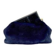 Fendi Vintage Pre-owned Paels kuvertvskor Blue, Dam