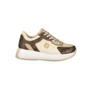 Laura Biagiotti Beige Polyeten Sneaker Beige, Dam