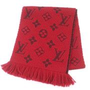 Louis Vuitton Vintage Pre-owned Tyg sjalar Red, Dam