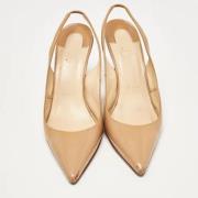 Christian Louboutin Pre-owned Pre-owned Tyg klackskor Beige, Dam