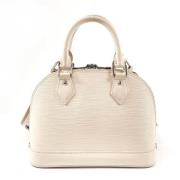 Louis Vuitton Vintage Pre-owned Laeder handvskor Beige, Dam