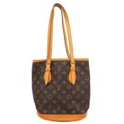 Louis Vuitton Vintage Pre-owned Canvas axelremsvskor Brown, Dam