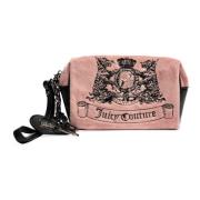 Juicy Couture Kabelo Velour Axelväska Pink, Dam